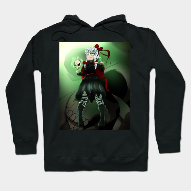 Pricylia The Necromancer Hoodie by CaioAD